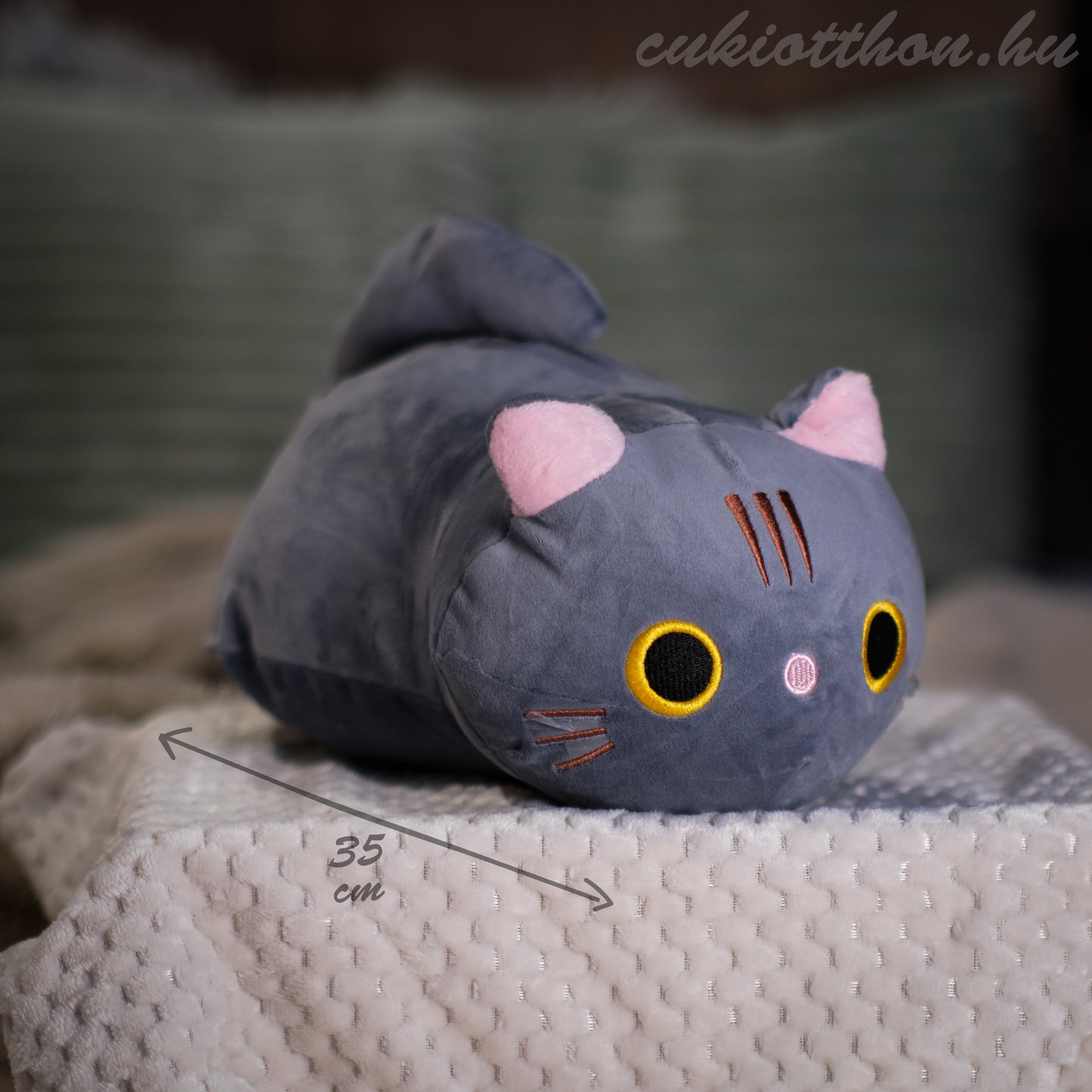 Weiches Katzenplüschtier – 35 cm