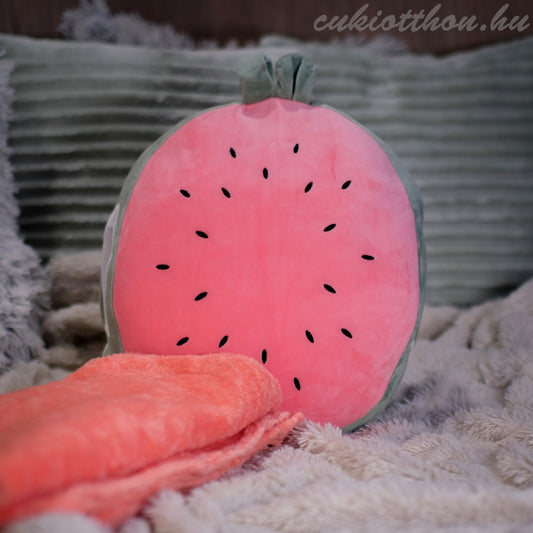 Melonenkissen mit Decke