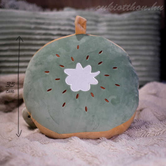 Kiwi Kissen mit Decke