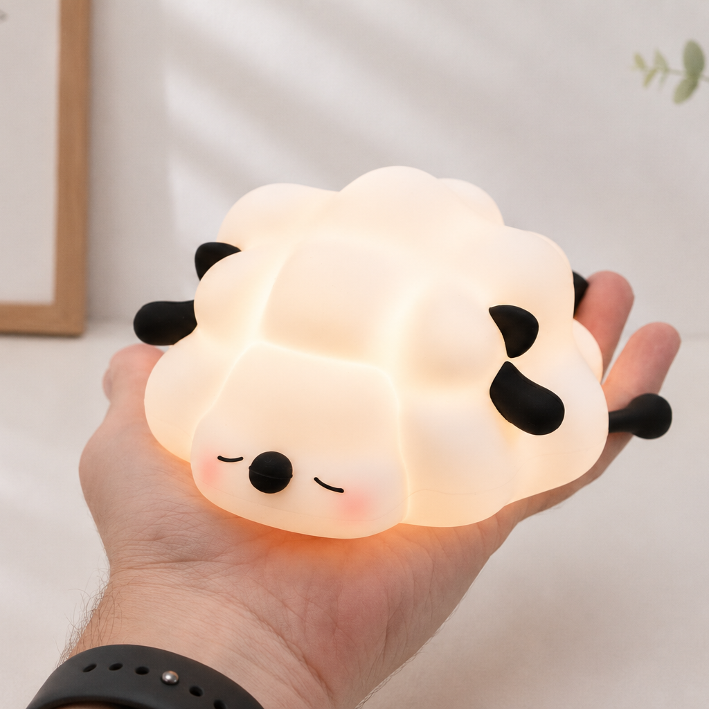 Alfred das Lamm - LED-Nachtlampe 🐑