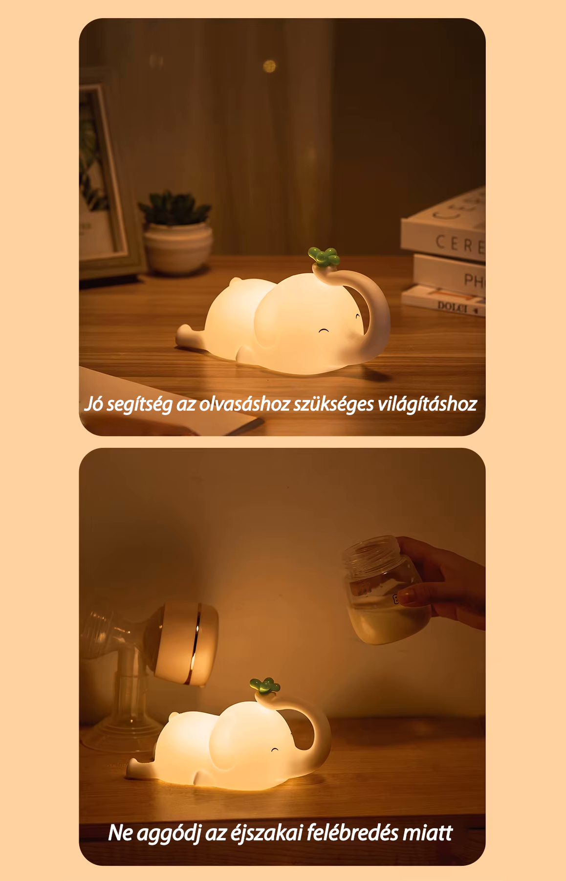 Trombi der Elefant - LED-Nachtlichter🐘